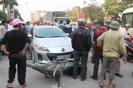 Hiện trường vụ tai nạn