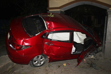 Hiện trường vụ tai nạn