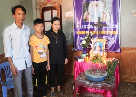 Gia đình chị Mai, anh Minh đau buồn trước sự việc