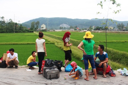 Nhiều hành khách trên xe khách giường nằm được một phen hú vía 