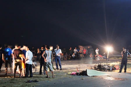 Hiện trường vụ tai nạn  