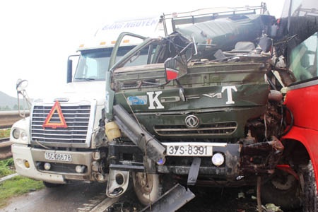 Hiện trường vụ tai nạn 