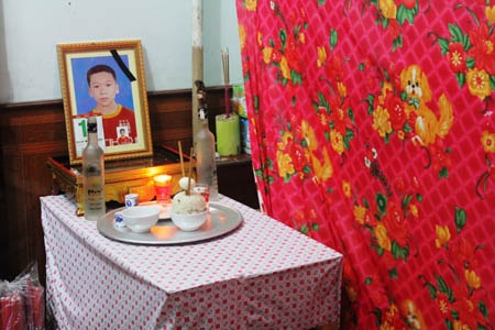 Em Nguyễn Tiến Phi - một trong hai học sinh tử vong