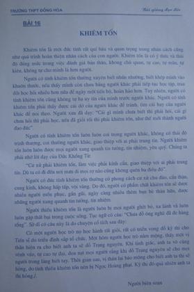 Thu hồi tập bài giảng đạo đức gây xôn xao dư luận - 2 Thu hồi tập bài giảng đạo đức gây xôn xao dư luận - 2