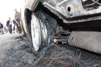 Vụ cháy xe Lacetti tại Bắc Giang: Do lỗi kỹ thuật? - 5