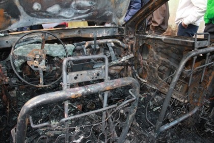 Vụ cháy xe Lacetti tại Bắc Giang: Do lỗi kỹ thuật? - 3