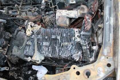 Vụ cháy xe Lacetti tại Bắc Giang: Do lỗi kỹ thuật? - 6