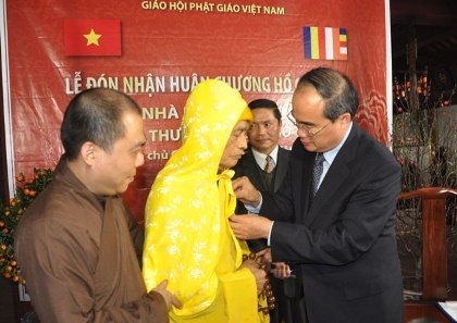 Pháp chủ Giáo hội Phật giáo Việt Nam nhận Huân chương Hồ Chí Minh - 3 Pháp chủ Giáo hội Phật giáo Việt Nam nhận Huân chương Hồ Chí Minh - 3