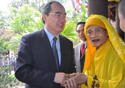 Pháp chủ Giáo hội Phật giáo Việt Nam nhận Huân chương Hồ Chí Minh - 1 Pháp chủ Giáo hội Phật giáo Việt Nam nhận Huân chương Hồ Chí Minh - 1