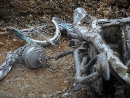 Cận cảnh những vật dụng được tìm thấy dưới bãi thải mỏ than