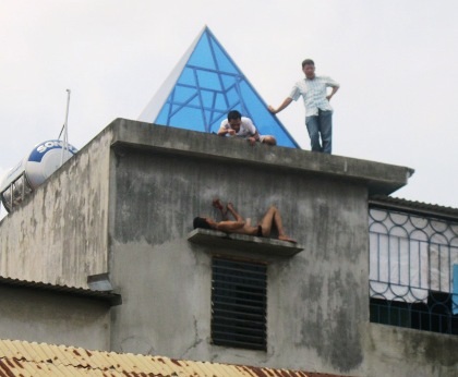 Đối tượng Nguyễn Văn Hải gây náo loạn khu phố sau chầu ma túy đá