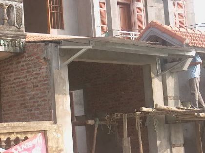 Hiện trường nơi xảy ra vụ tai nạn.