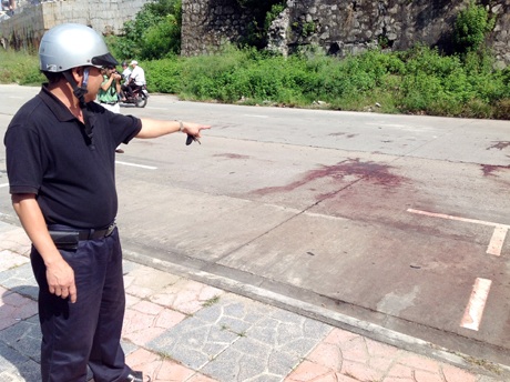 Khi vực vụ TNGT kinh hoàng xảy ra. (Ảnh: Báo Quảng Ninh)