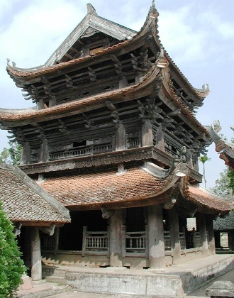 Tưng bừng lễ đón nhận Di tích quốc gia đặc biệt và khai hội Chùa Keo - 3 Gác chuông độc đáo tại chùa Keo.