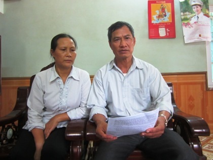 Ông Nguyễn Văn Chung gửi đơn kêu cứu về sự việc dở khóc dở cưới của gia đình đến báo điện tử