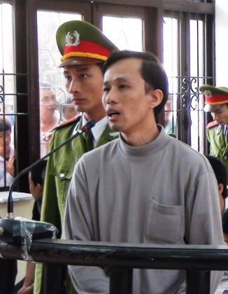 Bị cáo Nguyễn Đức Tiềm tại phiên tòa xét xử phúc thẩm.