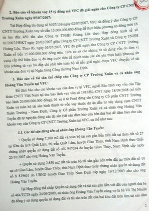Ông Hoàng Văn Tuyển - Giám đốc Công ty CP CNTT Trường Xuân gửi đơn kêu cứu đến báo điện tử