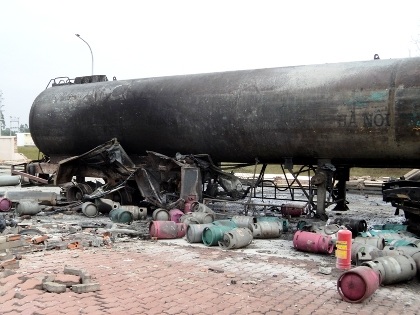 Không có dấu hiệu tội phạm trong vụ nổ gas.