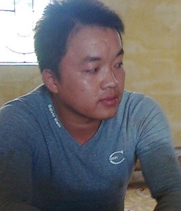 Nguyên thượng sĩ công an dâm ô trẻ em bỗng dưng… tâm thần - 1 Đối tượng Vũ Văn Quỳnh bị bắt giữ tại cơ quan công an.