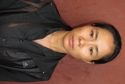 Đối tượng Lê Thị Mơ bị bắt giữ.