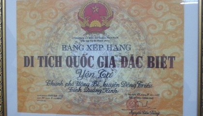 Yên Tử chuẩn bị đón Bằng công nhận Di tích quốc gia đặc biệt - 2 Non thiêng Yên Tử đón Bằng công nhận di tích quốc gia đặc biệt.