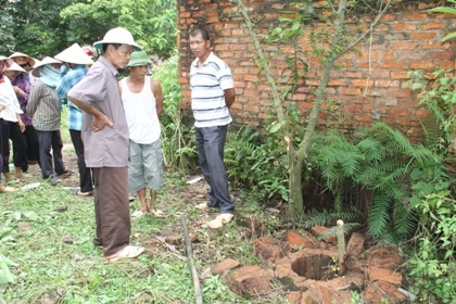 Hiện trường vụ thảm án kinh hoàng.