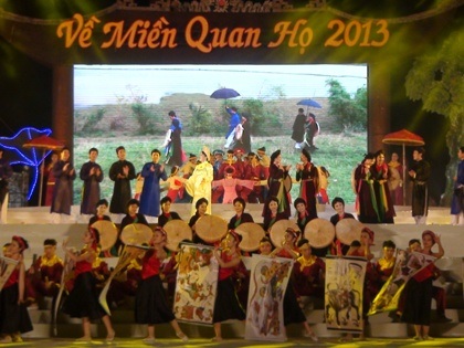 Chương trình Về miền quan họ tôn vinh di sản văn hóa phi vật thể của nhân loại.