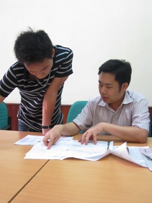 Đoạn đường sau khi đã thi công hoàn thiện.