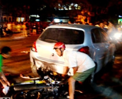 Hiện trường vụ tai nạn kinh hoàng