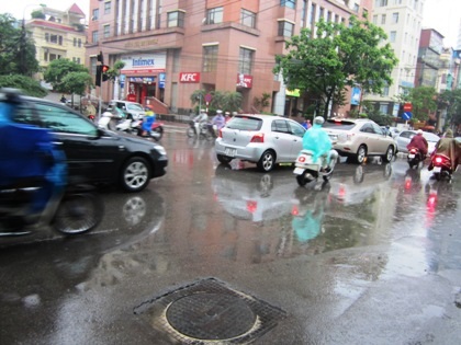 Những điểm vốn ngập lụt kinh niên thoát lụt lội.