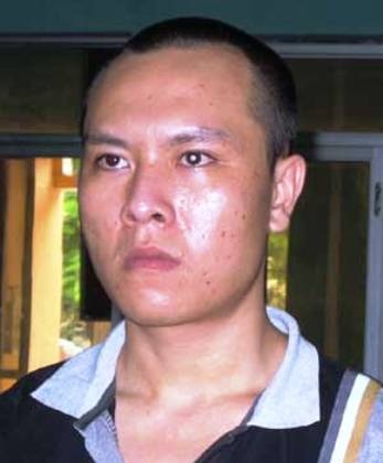 Đối tượng Đỗ Hoàng Dương tại phiên tòa xét xử.