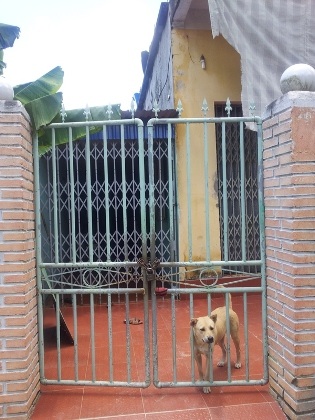Hung thủ hắt axit hại cả gia đình chủ cũ được đánh giá... hiền lành - 3 Ngôi nhà hung thủ luôn khóa cổng từ khi sự việc xảy ra.