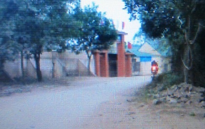 Hiện trường nơi xảy ra vụ án mạng.