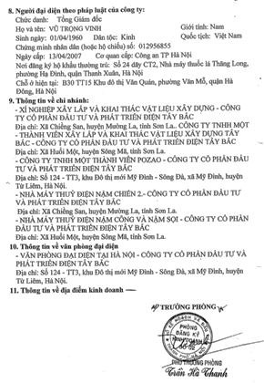 Công ty điện Tây Bắc bị tố "bỏ rơi" công ty "con" hòng trốn nợ thuế - 4 Ông Đào Xuân Dương - Giám đốc Công ty TNHH MTV Tây Bắc gửi đơn kêu cứu tới báo điện tử