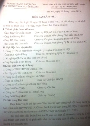 Bài 2: Lập tổ công tác kiểm tra việc quản lý, cho thuê quỹ nhà tái định cư - 1 Bài 2: Lập tổ công tác kiểm tra việc quản lý, cho thuê quỹ nhà tái định cư