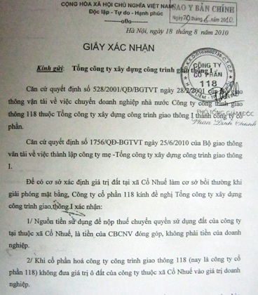 37 hộ dân đang chết mòn viết tâm thư kêu cứu Chủ tịch UBND TP Hà Nội.