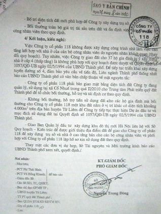 37 hộ dân đang chết mòn viết tâm thư kêu cứu Chủ tịch UBND TP Hà Nội.