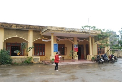 Nhà văn hóa của thôn Nội Xá lại được trưng dụng thành nhà trẻ.