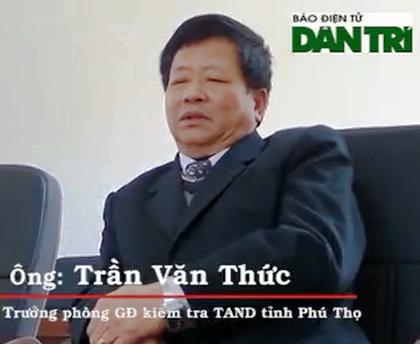 Vụ thi hành án trái luật chưa từng có tiền lệ trong ngành tư pháp tỉnh Phú Thọ.