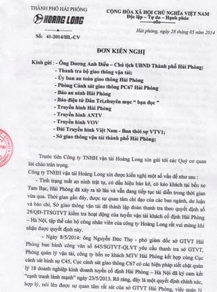 Doanh nghiệp vận tải phản ứng cách xử lý sai phạm kiểu vừa đấm vừa xoa của Sở GTVT TP Hải Phòng.