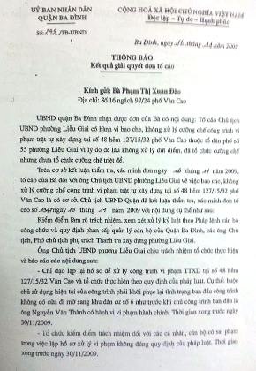 Bài 2: Chủ tịch phường bị đề nghị kỷ luật, công trình sai phạm vẫn...nằm trơ - 1 Bài 2: Chủ tịch phường bị đề nghị kỷ luật, công trình sai phạm vẫn...nằm trơ