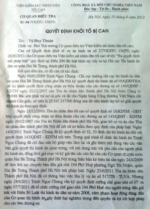 Bài 53: VKSND Tối cao từng bác đề nghị miễn xử lý hình sự Trịnh Ngọc Chung - 2 VKSND Tối cao khẳng định Trịnh Ngọc Chung vi phạm pháp luật rất nghiêm trọng.