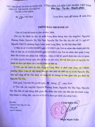 Bài 3: Chi cục thi hành án quận Long Biên đã "đánh tráo khái niệm" như thế nào? - 2 Luậ