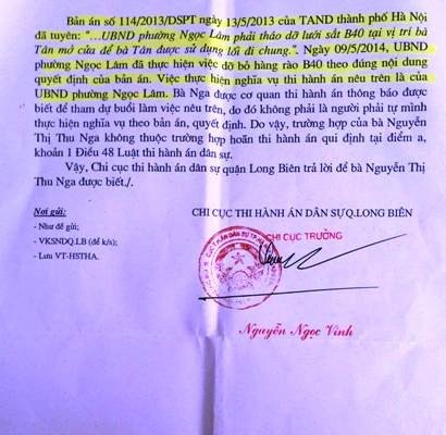 Bài 3: Chi cục thi hành án quận Long Biên đã "đánh tráo khái niệm" như thế nào? - 4 Luậ