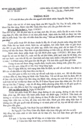Phó chủ tịch TP Hà Nội chỉ đạo làm rõ vụ bệnh nhân tố bị cắt mất thận trong phẫu thuật - 2 Phó chủ tịch TP Hà Nội chỉ đạo làm rõ vụ bệnh nhân tố bị cắt mất thận trong phẫu thuật