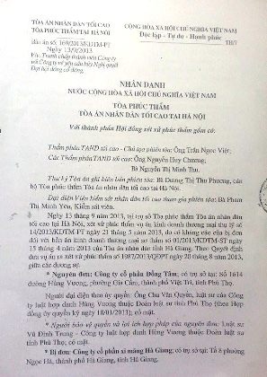 Hà Giang: Lãnh đạo "đáo tụng đình", cả trăm công nhân đồng thanh kêu cứu - 1 Lãnh đạo công ty đáo tụng đình, cả trăm công nhân đồng thanh kêu cứu.