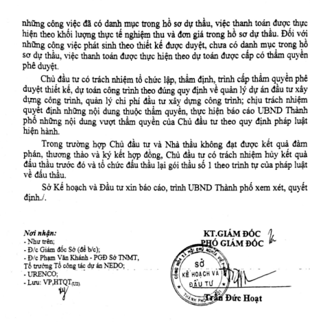 Bác bỏ đề xuất nâng giá gói thầu sai phạm của Công ty Môi trường đô thị Hà Nội - 3 Sở KH&ĐT TP Hà Nội vừa có văn bản bác đề xuất đội giá gói thầu thêm hơn 18 tỷ c