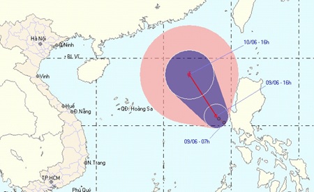 Biển Đông sắp có bão, thời tiết khu vực Hà Nội nguy hiểm - 1 Biển Đông sắp có bão, thời tiết khu vực Hà Nội nguy hiểm - 1