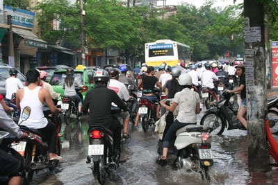 Hà Nội: Mưa, dông giảm dần - 1 Hà Nội: Mưa, dông giảm dần - 1