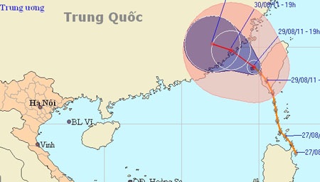 Bão Nanmadol đi vào đất liền Trung Quốc rồi suy yếu - 1